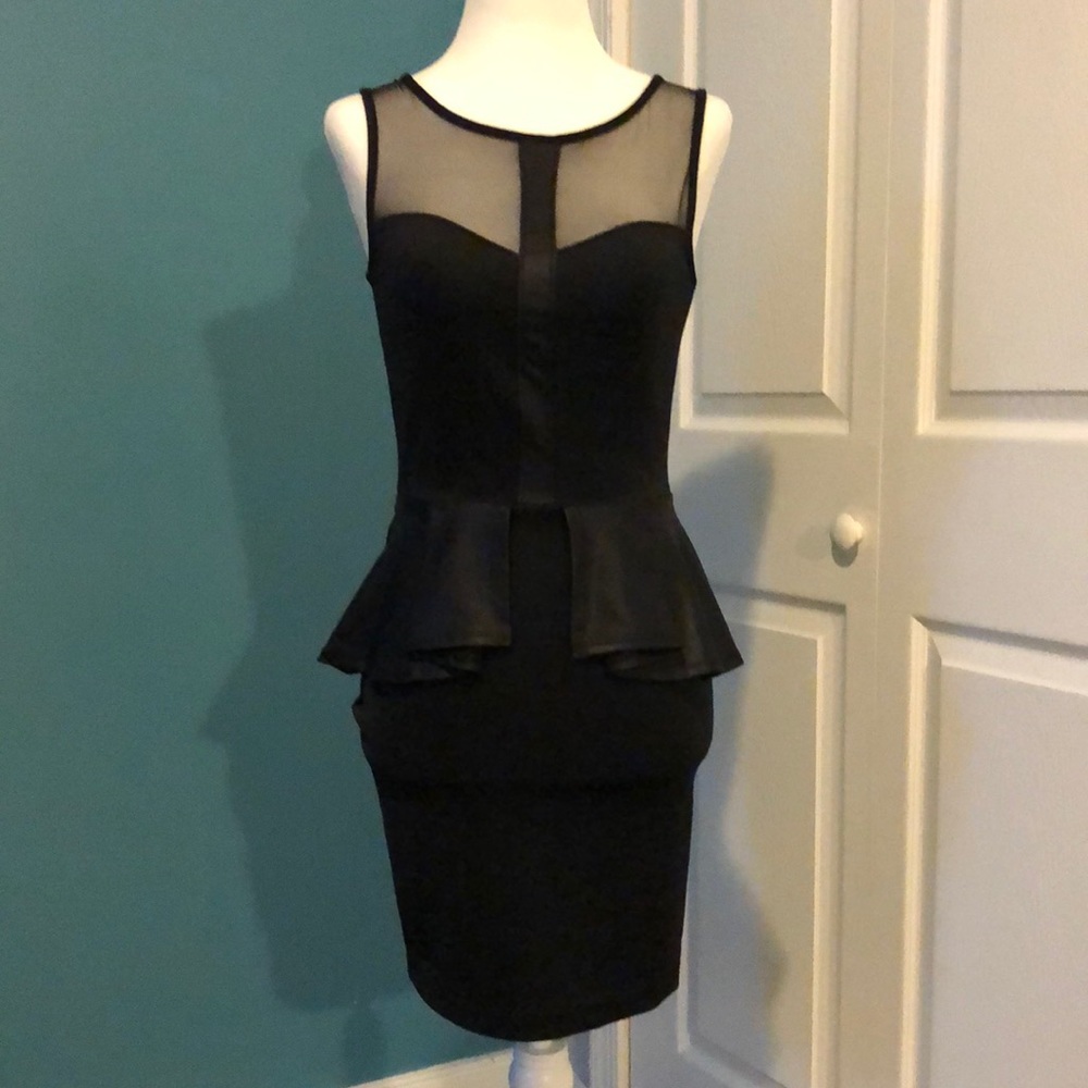 Mystic Peplum Dress NWOT